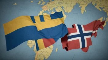 Et bilde som representerer den kulturelle forbindelsen mellom Norge og Sverige.