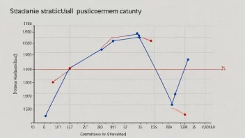 Graf som viser resultatet av en statistisk modell