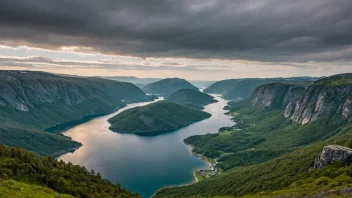 Et bilde av Bjørgvinsområdet, som viser dets naturskjønnhet