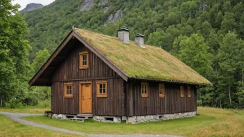 Et tradisjonelt norsk kroghus.