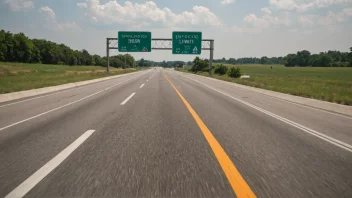 En fartsgrense-skilt på en motorvei som indikerer en maksimalhastighet på 120 km/t.