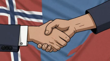 Et bilde som representerer bipartiskhet i Norge.