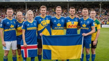 Et lag som representerer Åland