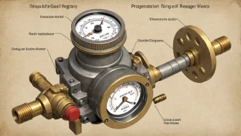 En gassregulator er en enhet som brukes til å regulere gassstrømmen i et system.