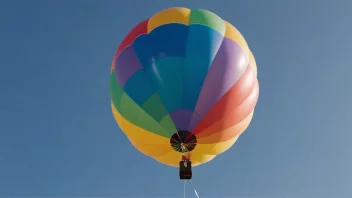 En testballong med målebånd