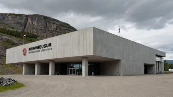 Et bilde av et minemuseum i Norge, som viser landets rike gruvehistorie.