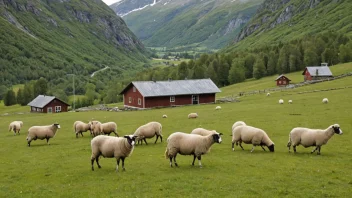 Et sauheld i norske fjell