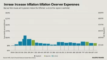 En graf som viser økningen i inflasjonsutgifter over tid.