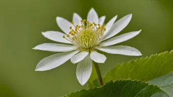 En vakker lindblomst i blomst.