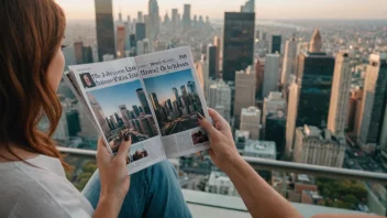 En person leser et tidsskrift med fokus på kjendisnyheter og sladder