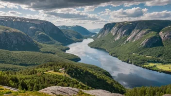 Austlandet området i Norge