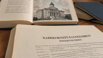 Et bilde som representerer begrepet narkotikareglement i Norge.