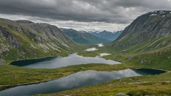 En åndeløs utsikt over Trollriket, som viser dets naturskjønnhet og unike landskap.