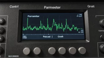 En bilde av en teknisk parameter på en kontrollpanel.