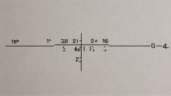 Et desimalpunkt som skiller mellom hele og desimale tall.