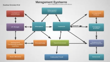 Et diagram som viser et forvaltningsystem, med piler og bokser som illustrerer de ulike komponentene og prosessene.