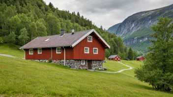 Et klassisk eksempel på et norsk bondehus