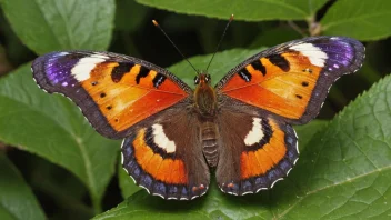 En vakker sommerfugl fra familien Nymphalidae.