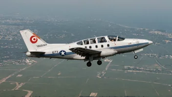 Et fly i luften, med pilotene fokusert på å navigere gjennom en utfordrende innflygingsrunde.