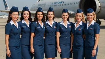 Flypersonale i uniform