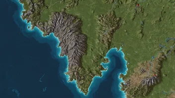 Et kart over Nordøyane, en øygruppe utenfor kysten av Norge.