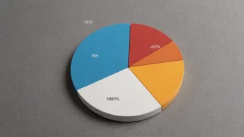 Et bilde av en kakediagram som viser en 50% andel av et selskap.