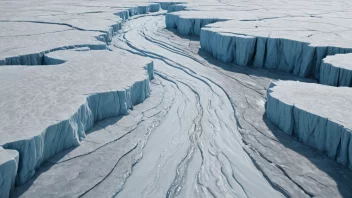 En isstrøm er en naturlig del av klimasystemet, dannet av bevegelsen av is fra isdekket eller isbreen.