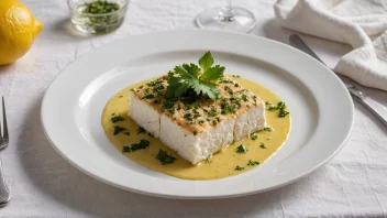 En deilig tallerken fiskemousse, perfekt for en lett lunsj eller middag.