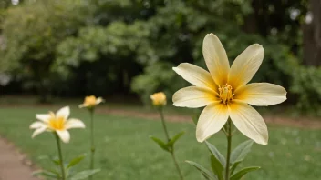 En vakker aurikel i full blomst.