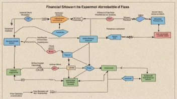 En finansiell flytdiagram som illustrerer begrepet likviditetsstrøm.