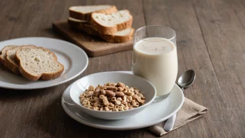 En næringsrik frokost med førstemjølk