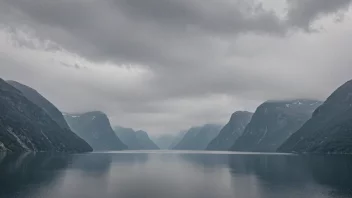 En åndeløs utsikt over den unike naturen i Vest-Norge.