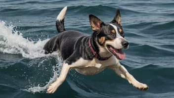 En sjøhund som svømmer i havet.