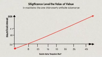 Et bilde som illustrerer begrepet signifikansverdi i statistikk.