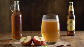 Et forfriskende glass cider med en hint av eple smak.