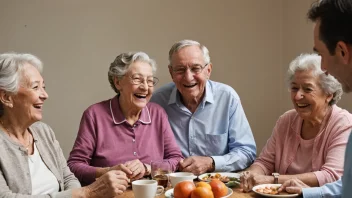 En gruppe eldre mennesker som møtes for å diskutere felles interesser og arbeide for å bedre eldre menneskers situasjon i samfunnet.