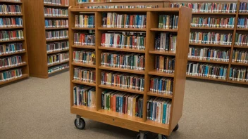 En bibliotekrolle er en beholder for å lagre og transportere bøker.