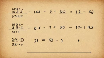 En bilde av en subtraksjonsoperator i matematikk.