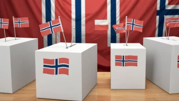 En illustrasjon av blokksystem, en type valgsystem som brukes i Norge.