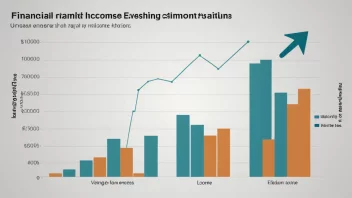 En graf som viser en økning i emisjonsinntekt.