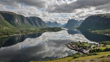 Et malerisk landskap av Lønsdals, som viser dens naturskjønnhet