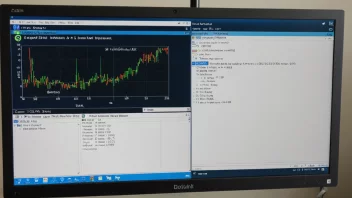 En datamaskinskjerm som viser en systemvariabel med en verdi.