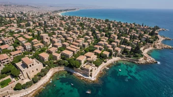 Den gamle byen Byblos i Libanon, med sin historiske arkitektur og naturskjønne kystbeliggenhet.