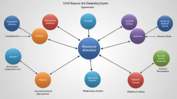 Et bilde av et ressursallokeringsystem, som viser hvordan ressurser allokieres og håndteres.