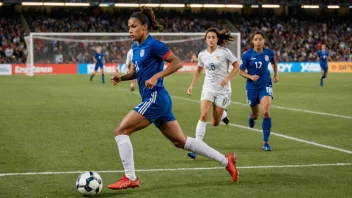 En fotballspiller i aksjon, viser ferdighetene og hastigheten som kreves av en flankespiller.