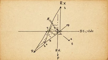 Et bilde som representerer et matematisk bevis, med en regel eller prinsipp fremhevet i sentrum.