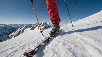 En skistokk er en viktig del av skieutstyret, brukt til å støtte og balansere skiløperen mens de kjører ned fjellet.