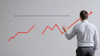 En person i en tilstand av forbedring, med en subtil bakgrunn av en graf eller diagram som viser en oppadgående trend.