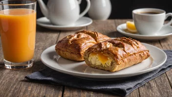 En tradisjonell norsk frokostbakst, laget med flakete deig og fylt med søte eller salte ingredienser.