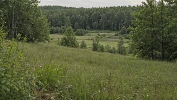 Et landskap med en unik type vegetasjon, barnålsvegetasjon.